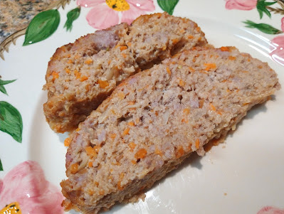 Meat loaf on a plate