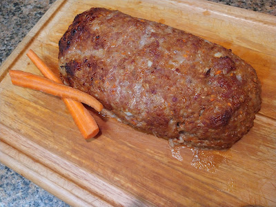 Baked meat loaf