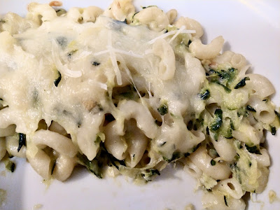 Plate of zucchini mac