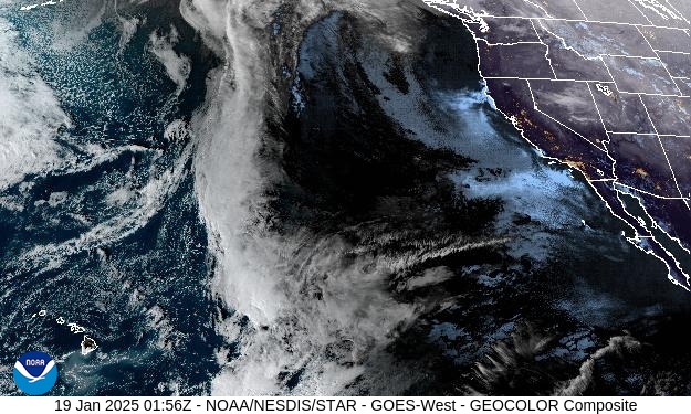 GEOColor Weather Satellite Image for El Dorado