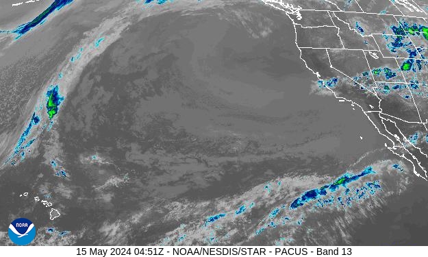 West Band 13 Weather Satellite Image for El Dorado