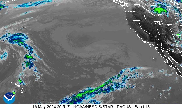 West Band 13 Weather Satellite Image for Nevada