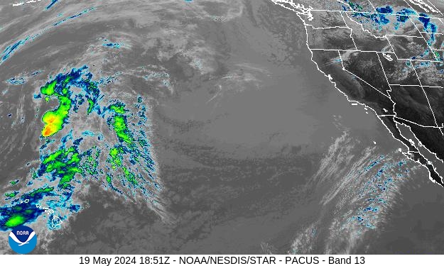 West Band 13 Weather Satellite Image for Yolo