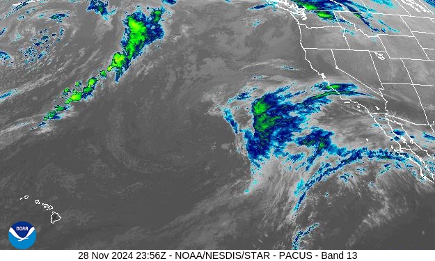 West Band 13 Weather Satellite Image for El Dorado