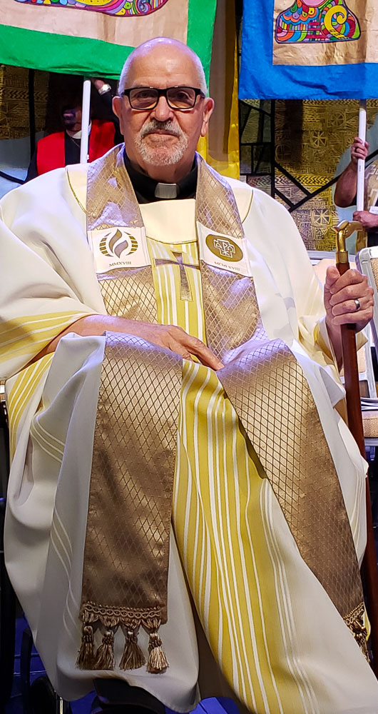 Troy Perry in vestments