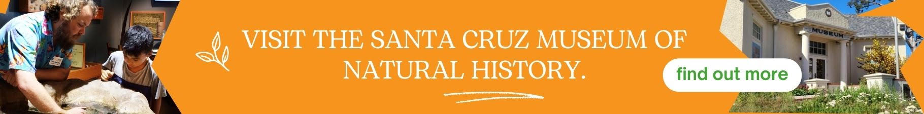Ad for the Santa Cruz Museum of Natural History