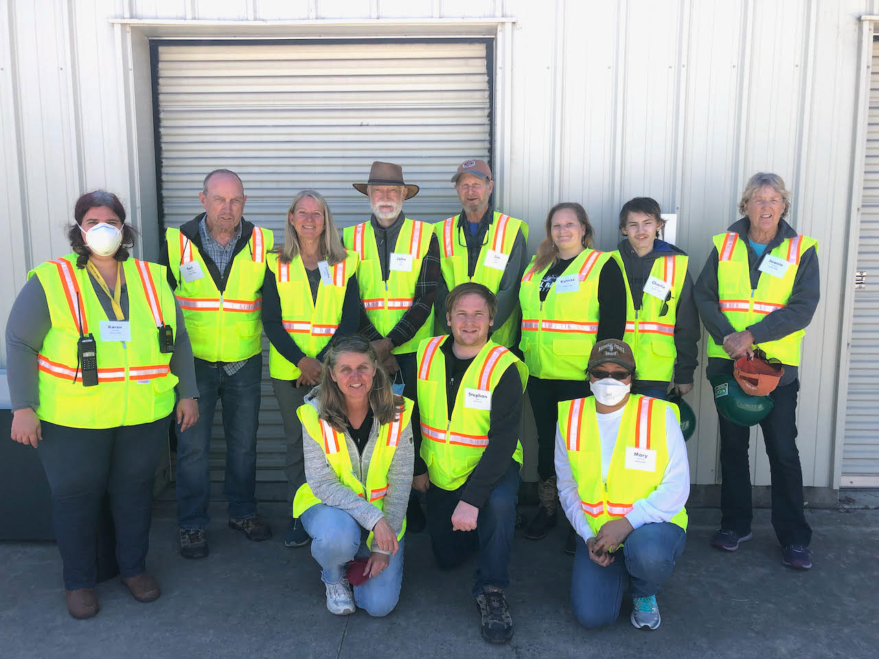 Group of CERT volunteers